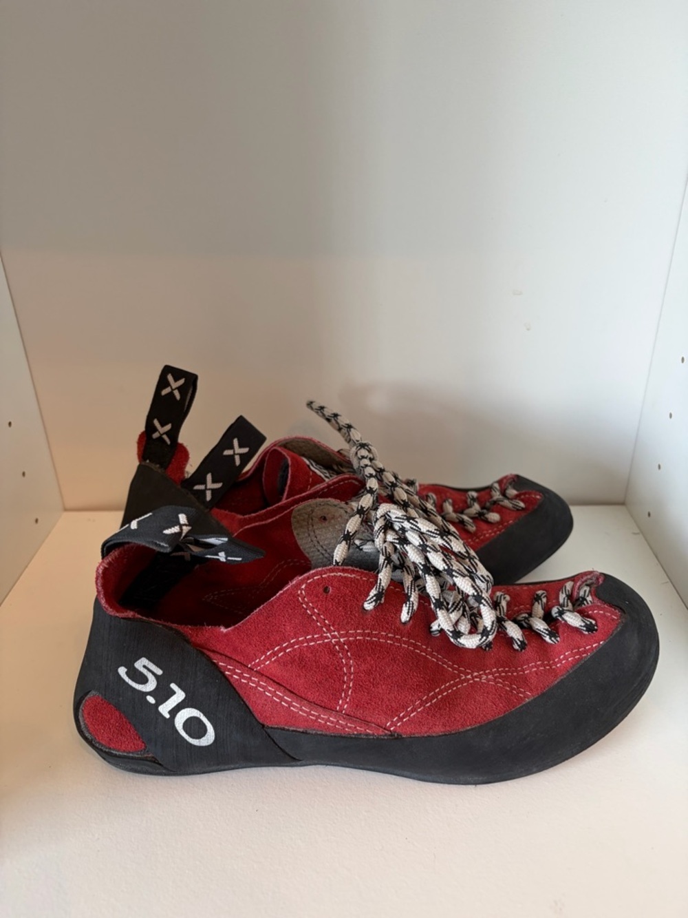 Five Ten 5.10 Coyote Red Stealth C4 Climbing Shoes Men’s Size 8 Women 9.5